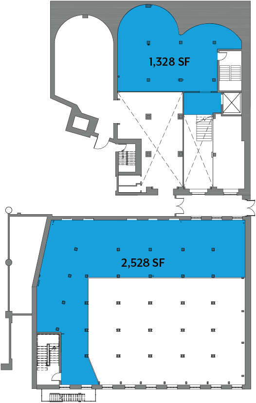 55 Furman - Mezzanine Floor Plan